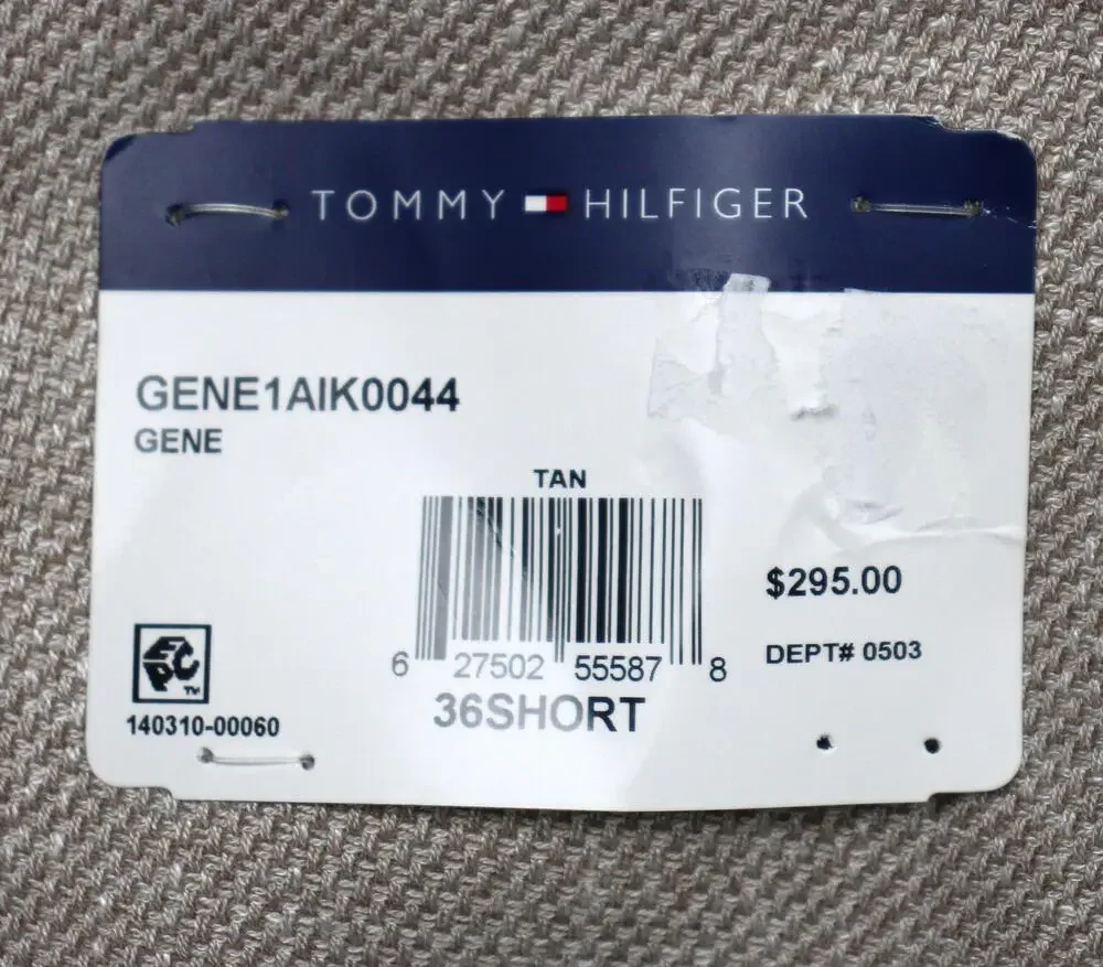 Tommy Hilfiger Gene Sport Coat Mens 36 S Tan TH Flex Stretch Modern Fit Blazer